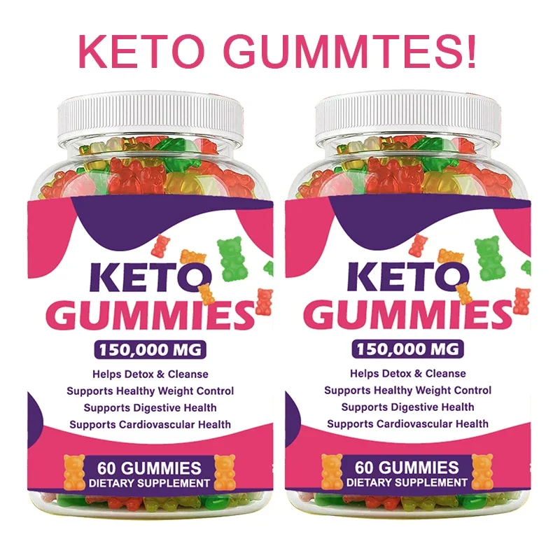 

2 Bottle Keto Apple Cider Vinegar Gummies Helps Detoxify Clean Support Healthy Weight Control Dietary Supplement