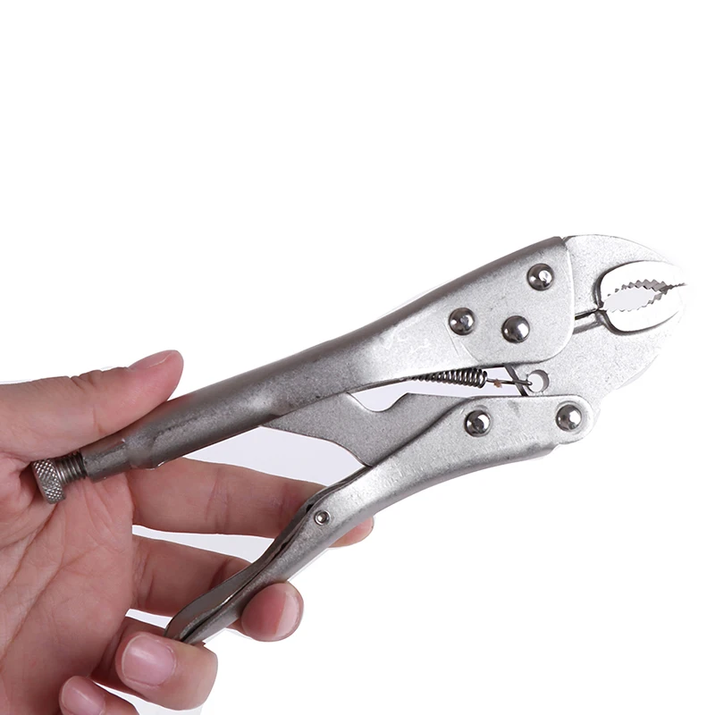 1PC 5 Inch 14cm Curved Jaw Locking Pliers Mini Locking Pliers For DIY Hand Repair Tools Quick Fixing Clamping Pliers