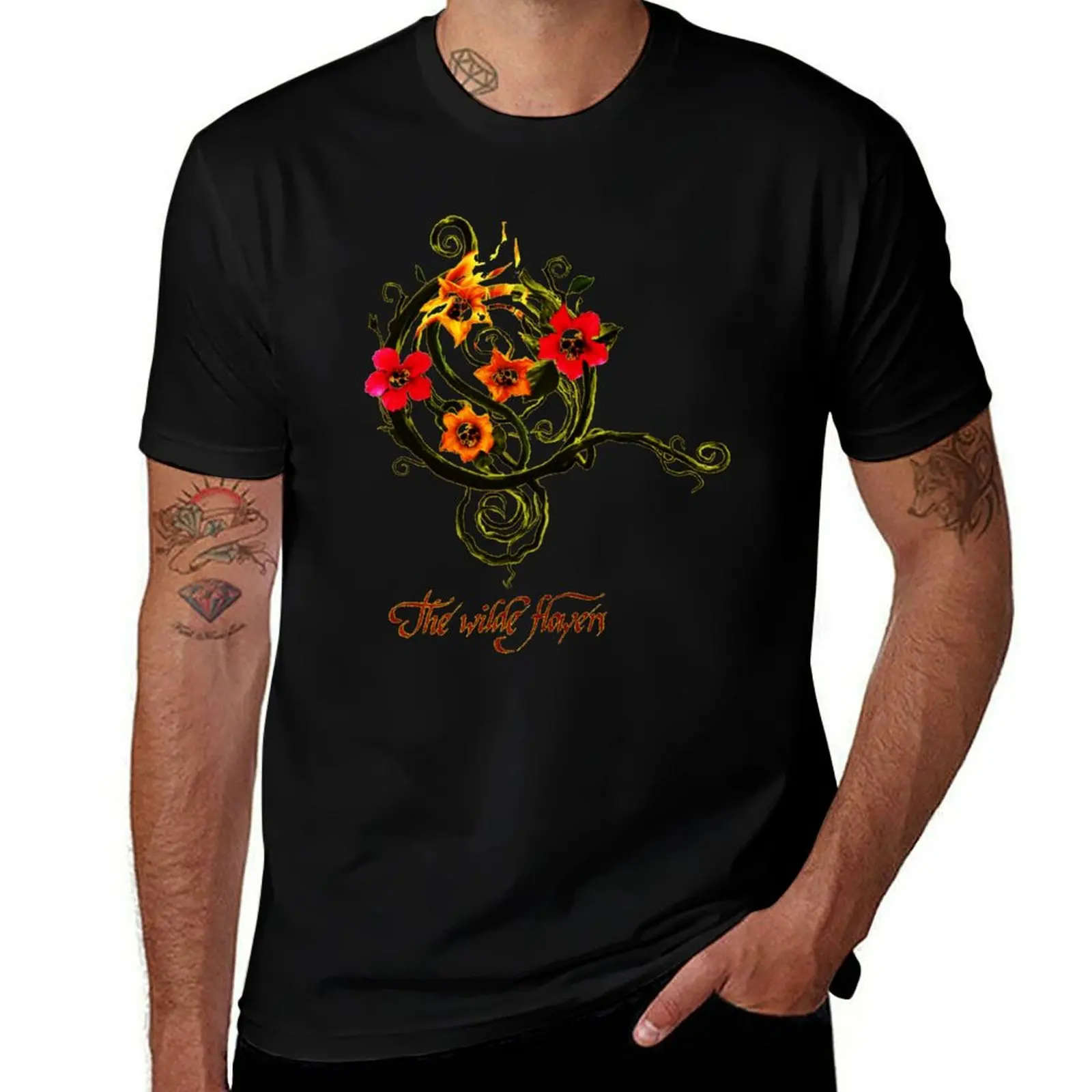 Opeth-Wilde Flowers T-Shirt cotton t shirts high quality T-Shirt