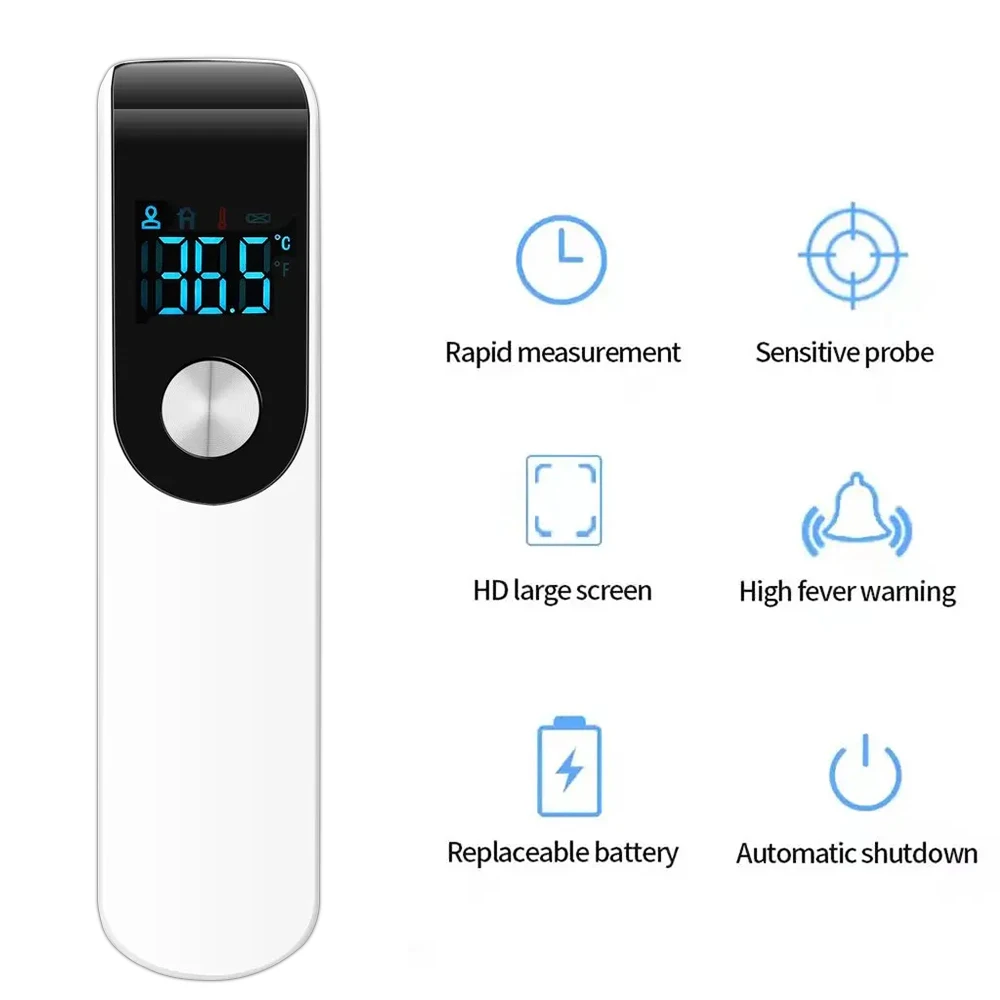 Backlit Medische Temperatuur Infrarood Contactloze Thermometer Digitale Lcd Display Koorts Meting Voor Baby Adul