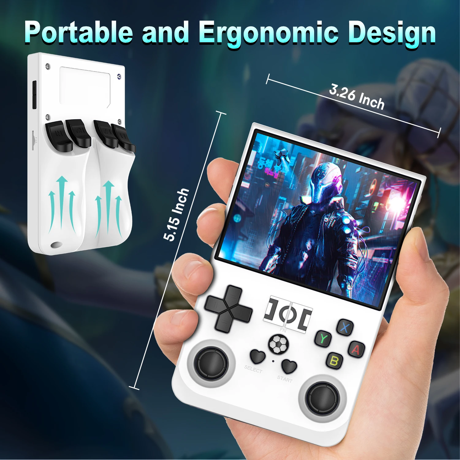 WDYQJE R36PRO Handheld Video Game Console Open Source Retro Portable Pocket Linux System Gaming Player Machine Devices Emulators