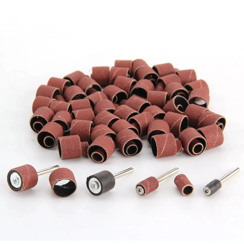 104Pcs Silicon Carbide Sanding Discs Set 80-240 Grit For Metal Polishing Rust Removal Grinding Carving Rotary Tool Accessories