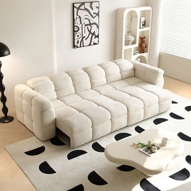

Comfortable Recliner Sofa Plush Extendeble Large Elegant Sofa Floor Minimalist Apartment Divani Da Soggiorno Home Furniture