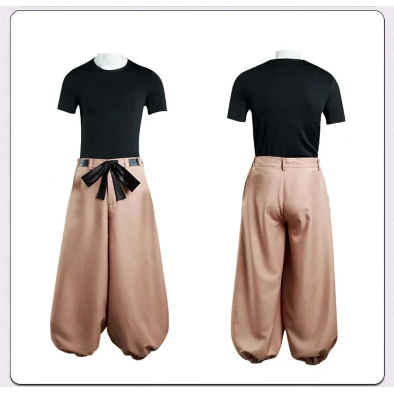 Anime Jujutsu Kaisen Fushiguro Toji Costume Cosplay Aldult Pantaloni unisex Parrucca Halloween Rave Combat Fushiguro Costumi Cosplay