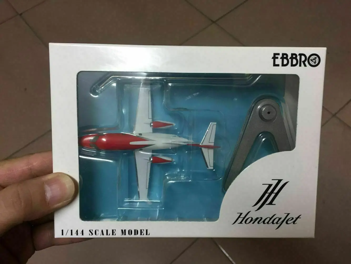 Ebbro 1/144 Scale Full Metal Model Hondajet N420EX Airplane Red/White