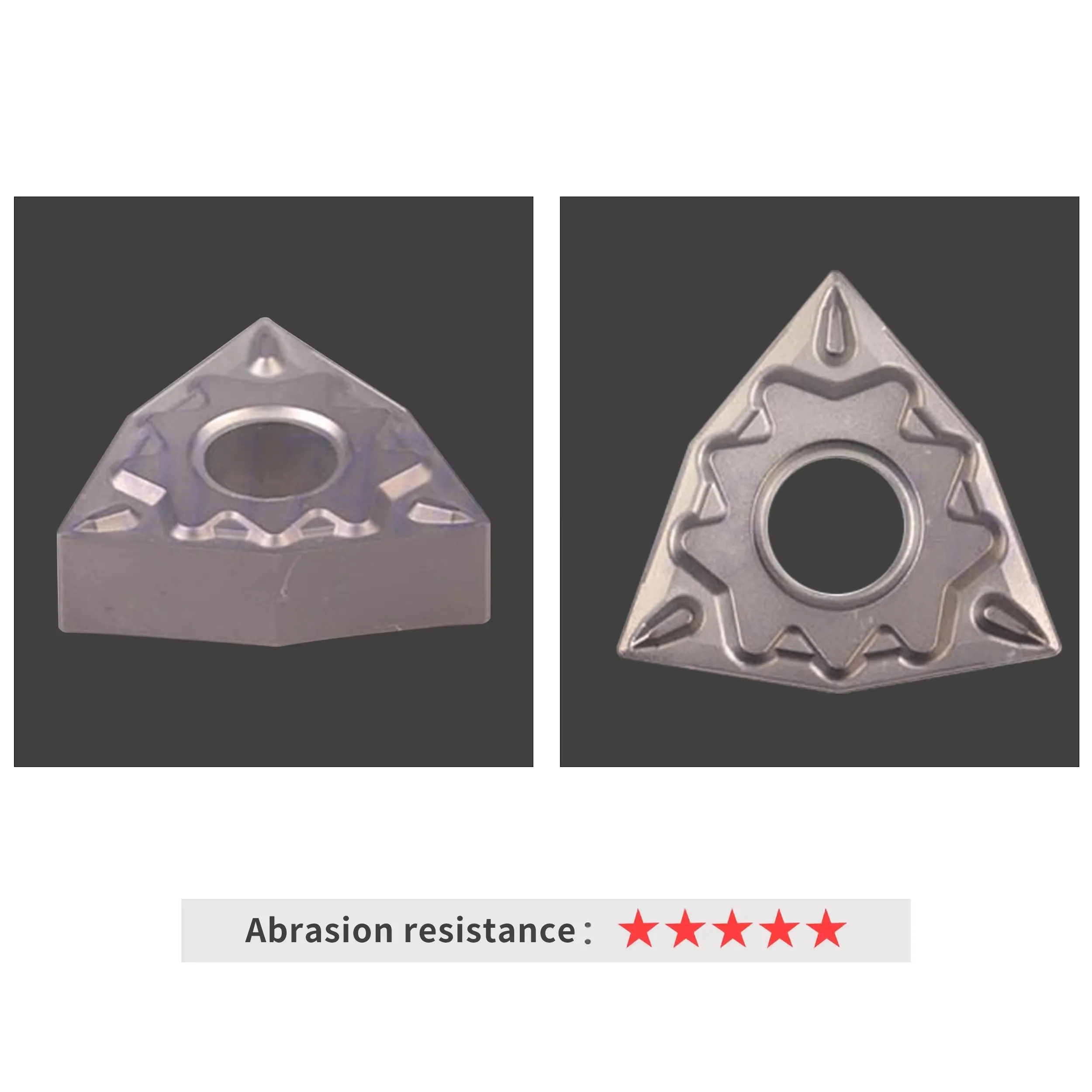 WNMG080404/08-HQ LF90 DESKAR Numerical Control Lathe Outer Circle Peach Shaped Ceramic Blade Steel And Cast Iron Part Processing