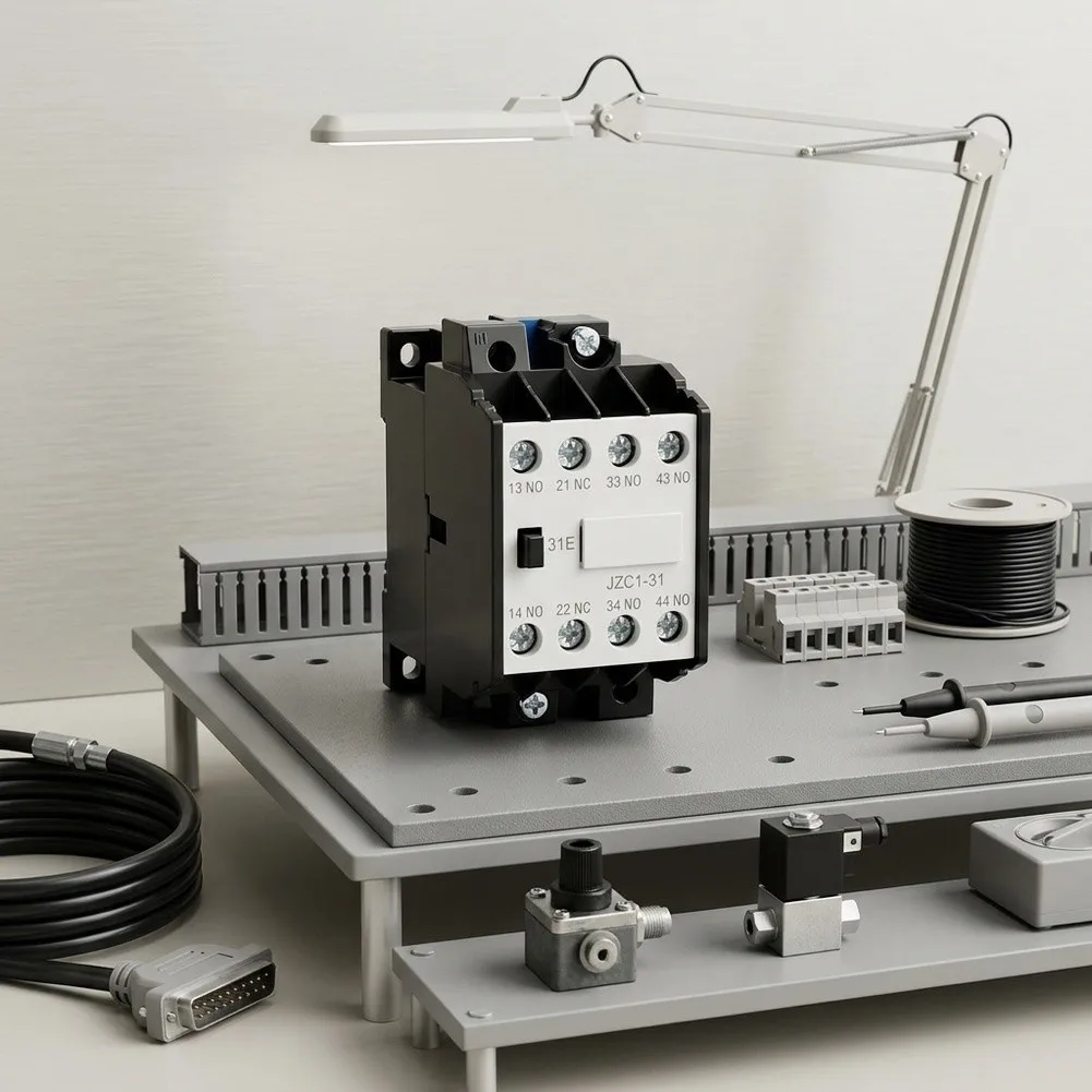 1pc JZC1-31 Contact-type Intermediate Relay AC380V Contactor Relay For Water Pumps Electrical Control Applications Processing