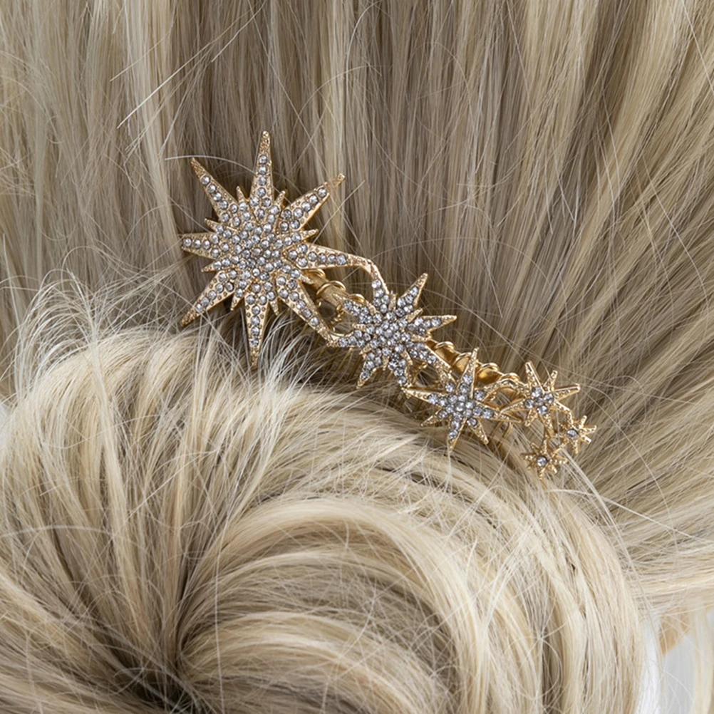 

2pcs Premium Alloy Rhinestone Hair Side Combs Women Bridal Hairpins Decorative Hair Accessories For Wedding Party