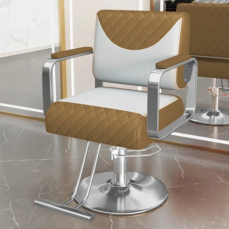 Make Up Swivel Chair Stool Manicure Stylist Cheap Barber Beauty Salon Chair Hair Cutting Taburetes De Bar Salon Furniture