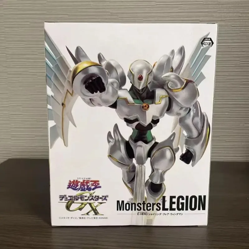 

Spot SaleBandai Original KONAMI Monsters Yu-Gi-Oh! Elemental HERO Shining Flare Wingman Anime Figure Action Figurine Toys PVC Mo