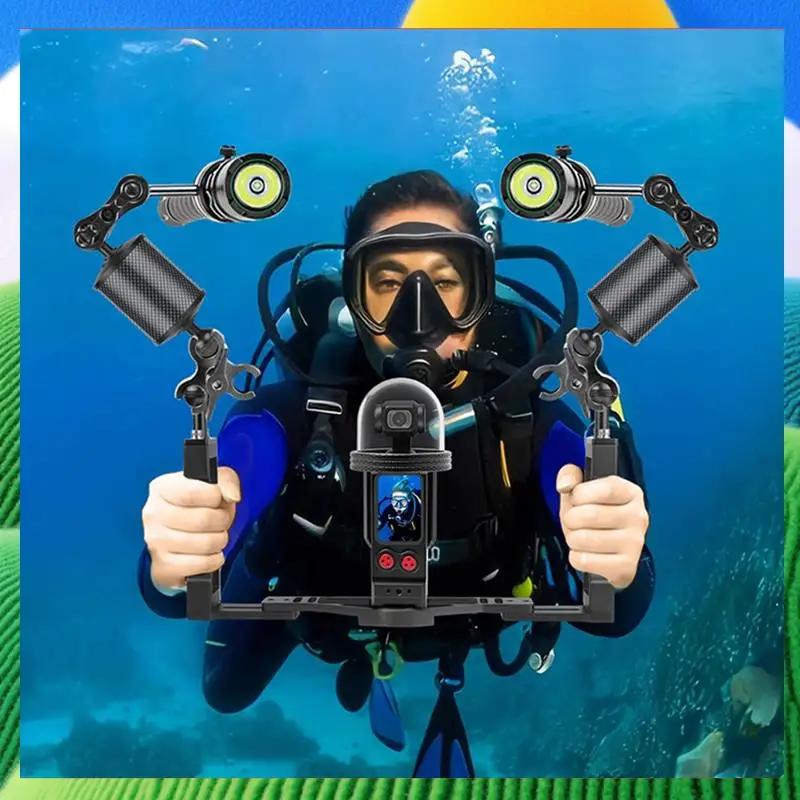 

Waterproof Cage For DJI OSMO POCKET 3 Diving Housing 80M Frame Protective Shell Quick Release Magnetic Base-ABPS