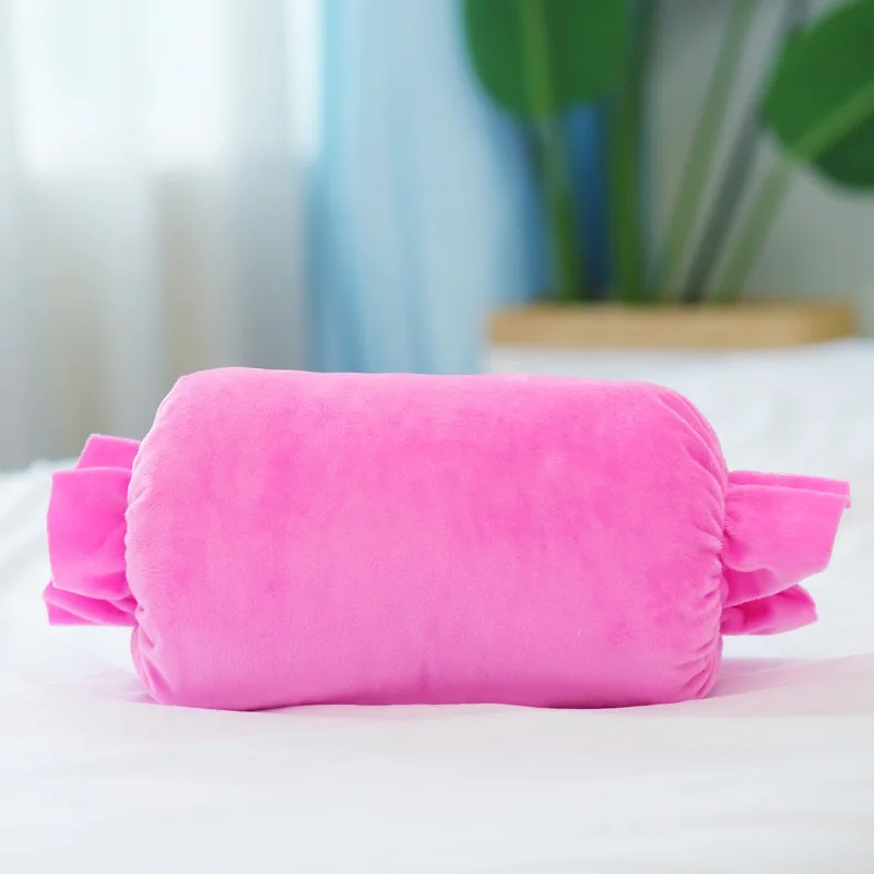 20x30cm Kleurrijke Snoep Knuffels Kussen Zachte Simulatie Poppen Nekkussen Gevuld Voedsel voor Jongens Meisjes Festival Geschenken