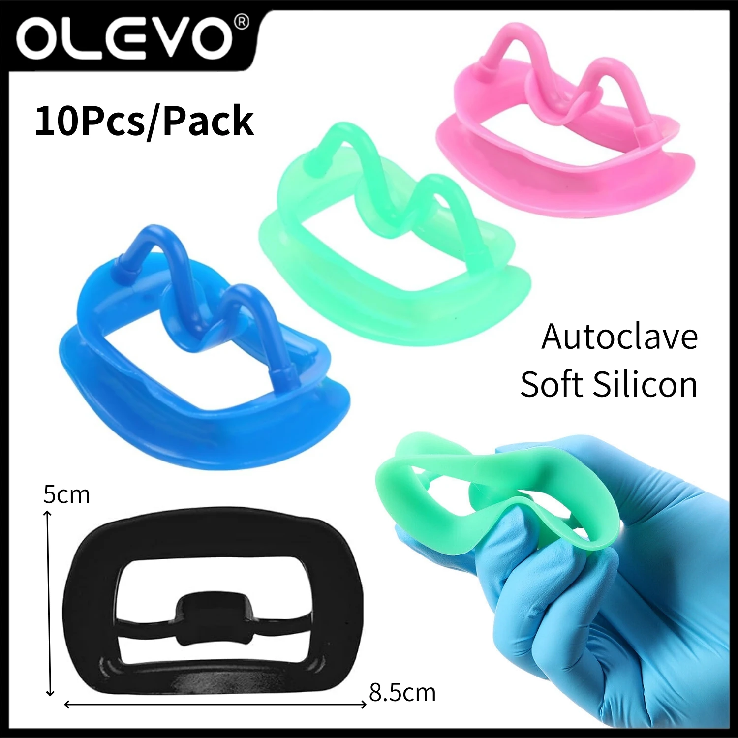 

10pcs Soft Silicone Mouth Opener Dental Orthodontic Cheek Retractor 3D Tooth Intraoral Lip Expand Autoclavable Oral Care Tool