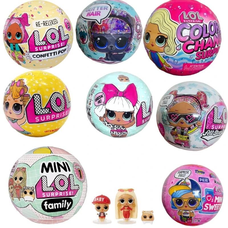 

LOL Surprise Dolls Many Kinds of Dismantling Balls Hairdressing Dolls Girls Toys Easter Gifts