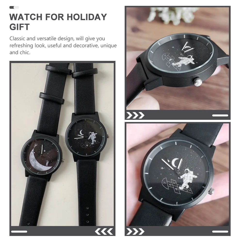 Zegarek Astronauta dla Kobiet i Mężczyzn, Zegarek na Rękę z Paskiem, Idealny Pomysł na Prezent, Zegarek dla Kobiet i Mężczyzn