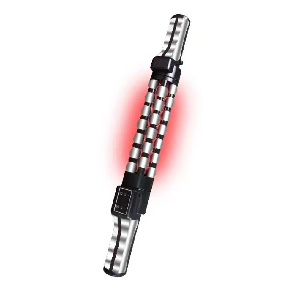 Best Home Use Inner Ball Roller Body Massage Slimming Handle, Portable Electric Rotation Heating Muscle Building Machine