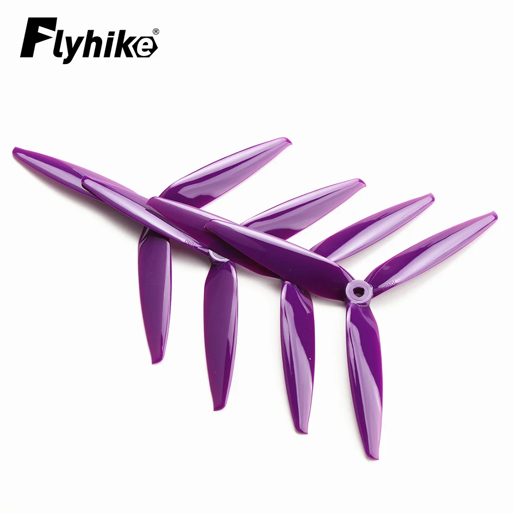 4PCS Tracker 7X4X3 7040 7inch 3 Blade Propeller (CW+CCW) Poly Carbonate Propeller for 7inch 8inch FPV RC Drone