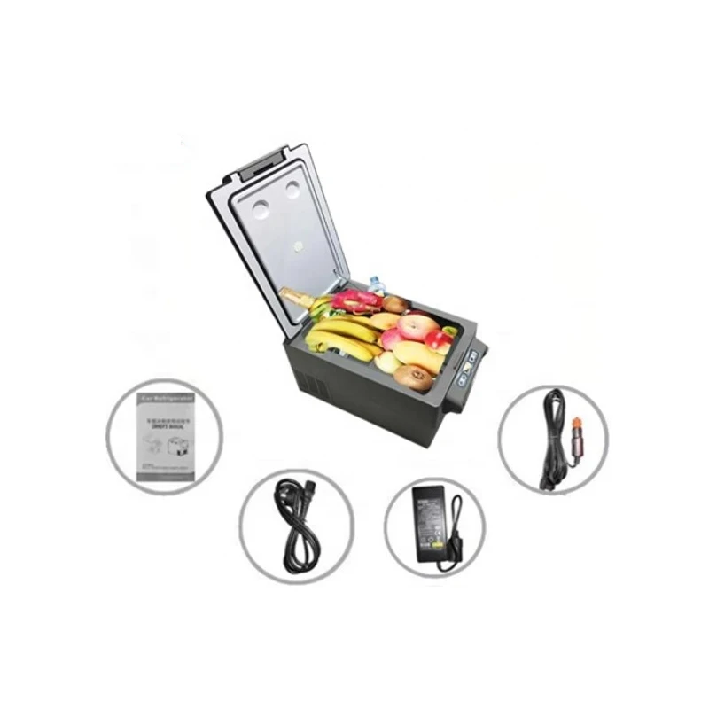 

Перезаряжаемый автомобильный холодильник 35 ~ 55 л, 12 В, 24 В постоянного тока, 100 ~ 240 В переменного тока, домашний компрессорный охладитель, портативный автомобильный морозильник, холодильник