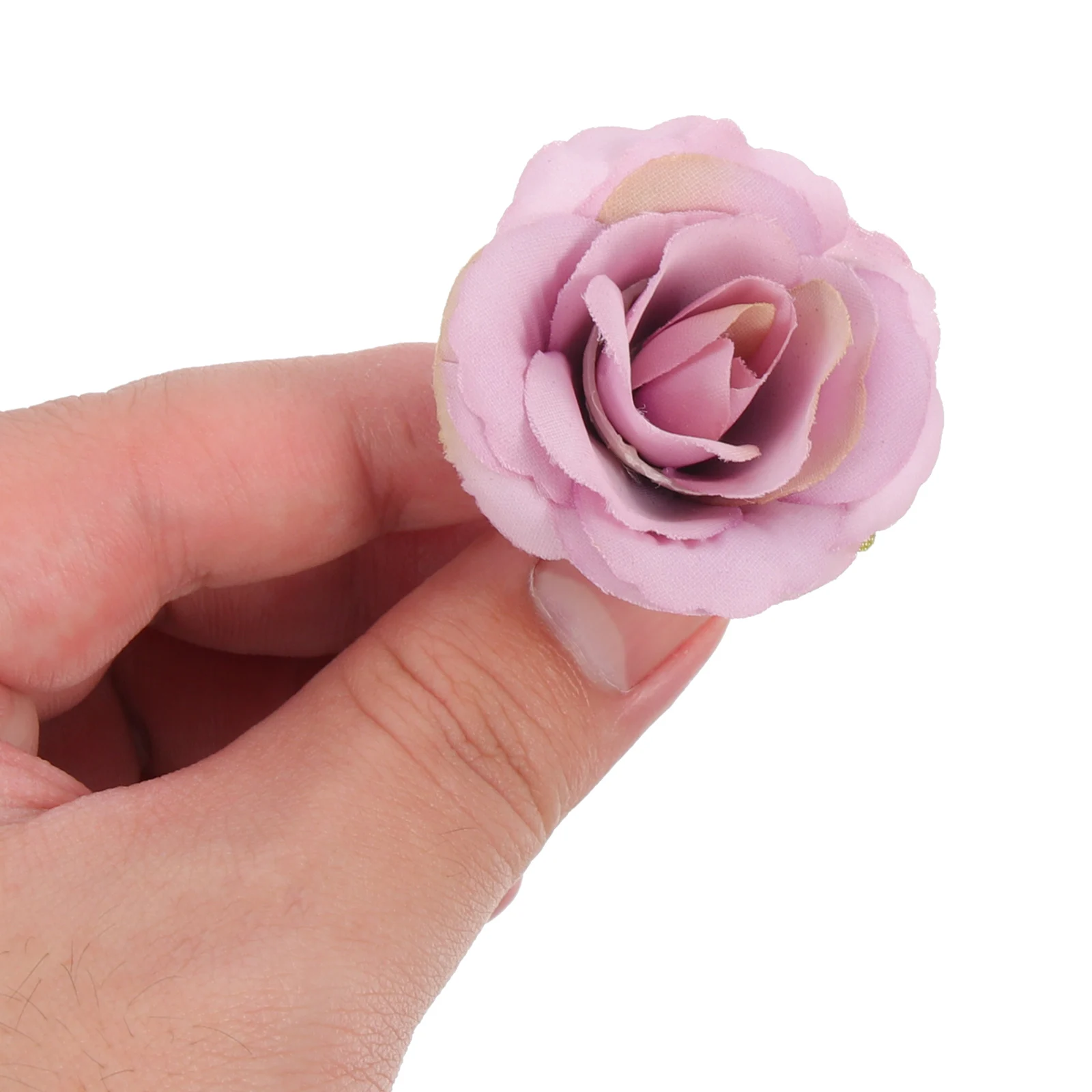 

20pcs Artificial Polyester Flowers for Home Decor Bedroom Living Room Wedding Party Craft DIY Materials