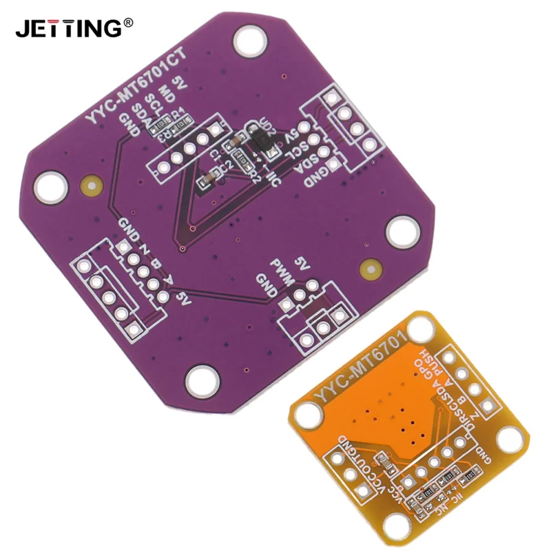 1pc Magnetic Encoder MT6701 Magnetic Induction Angle Measurement Sensor Module 14bit High Precision Can Perfectly Replace AS5600