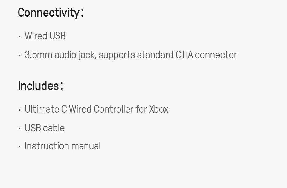 8BitDo Ultimate C Kabelgebundener Controller mit Hall-Effekt-Joysticks USB-Gamepad für Xbox Series X/S, Xbox One Windows PC Controller – Detail 9