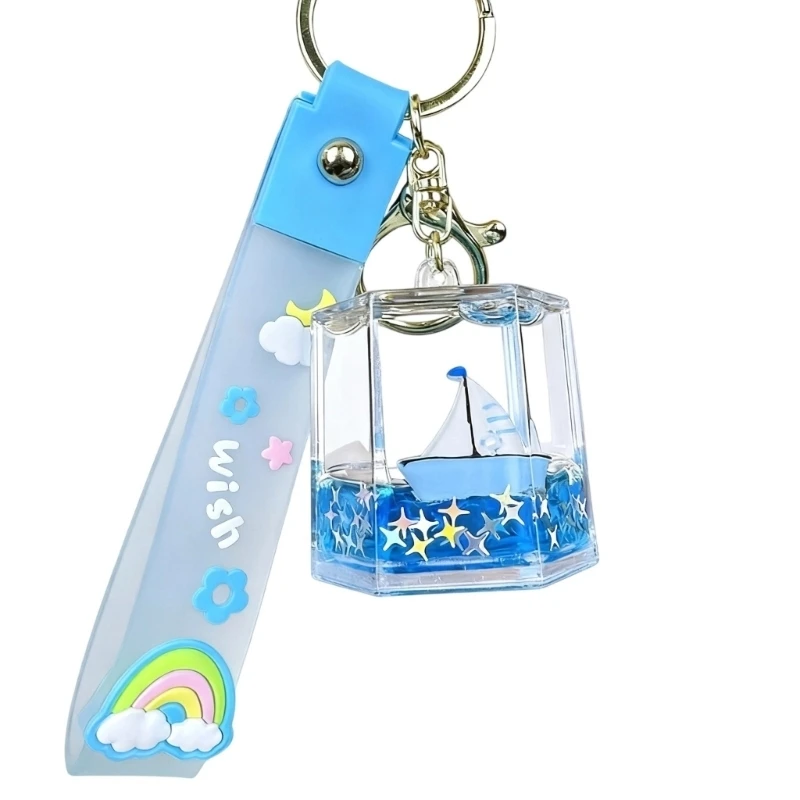 K9FC Fashionable Keychain Decorative Holder Keyring Adorable Keychain Accessory Novelty Design For Youngly Adults Teens
