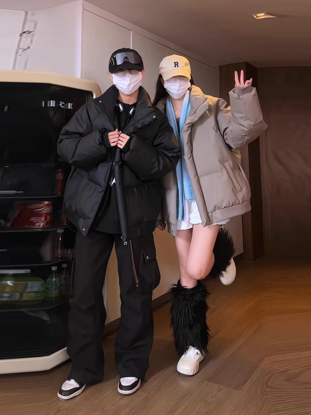 

Теплая зимняя куртка с флисовой подкладкой и утолщением, хлопковая, для пар, модная повседневная верхняя одежда