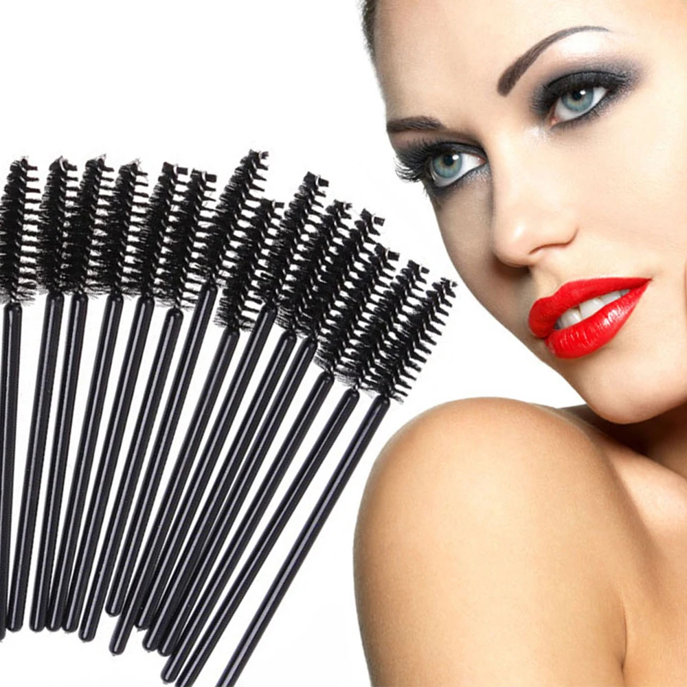 500/1000Pcs Eyelashes Extension Brush Disposable Makeup Brushes For Woman Mascara Wands Applicator Spoolers Tools Wholesaler