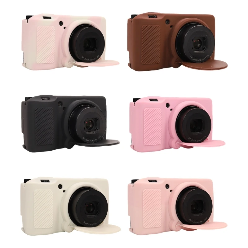 K43B Camera Body Cover for GR4 with Silicone Finish and Lens Cover