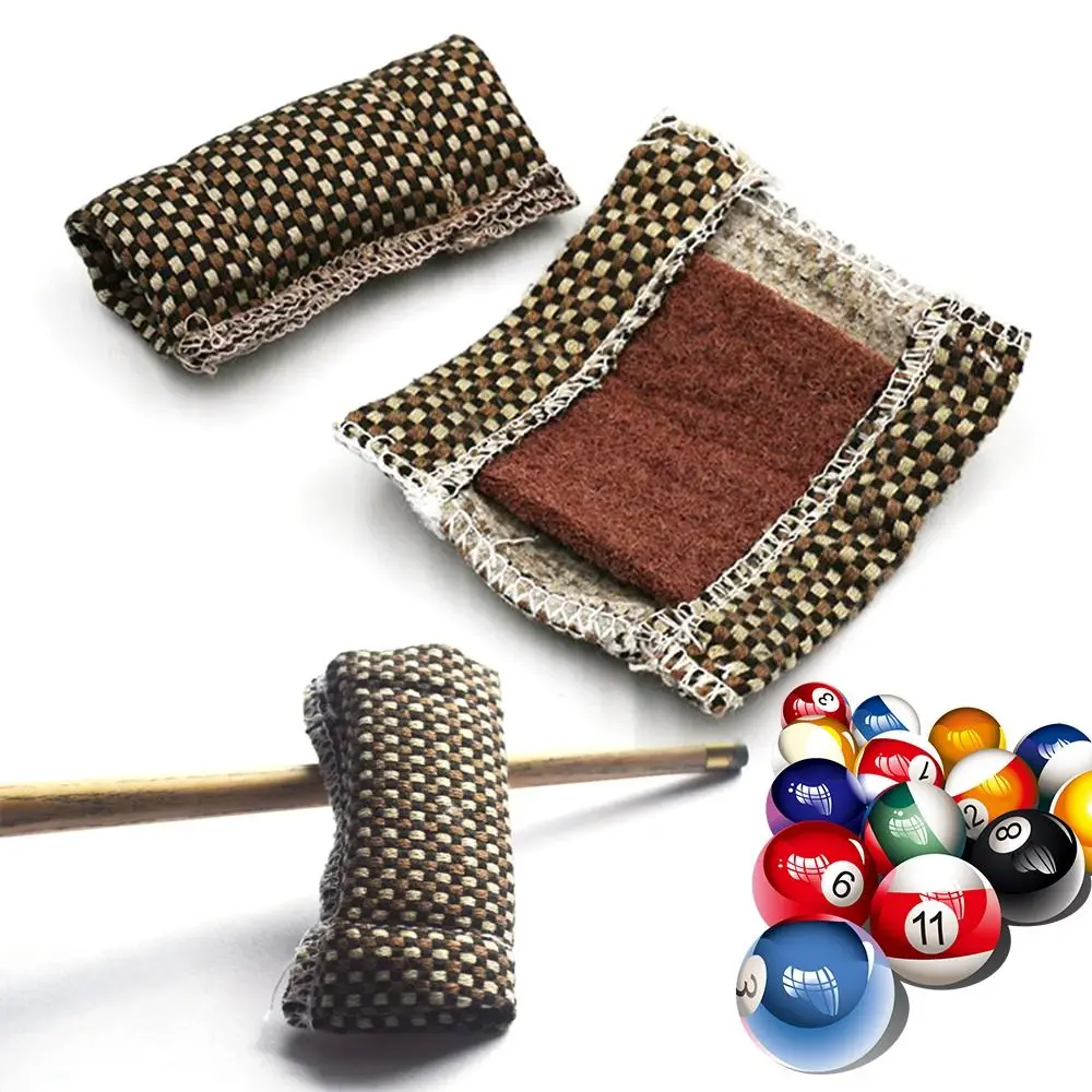 Burnishe Maintenance Billiard Cue Wiping Cloth Polishing Tools Billiard Accessories Cleaning Towel Pool Snooker Cue