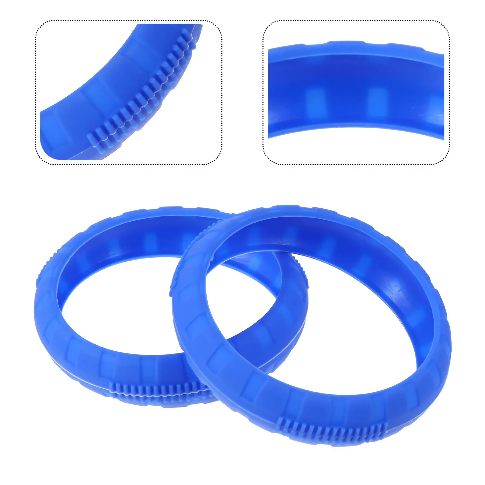 2Pcs Premium Silicone Dumbbell Covers Fall-Resistant Non-Skid Dumbbell Protective Cover for Home Gym Long-Lasting Tough Texture