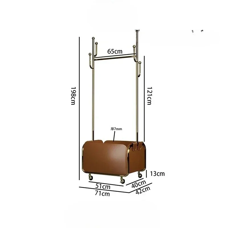 TTCoat Racks Are Light And Luxurious, Space-saving, Removable Dirty Clothes Baskets, Multi-functional Bedside Storage Are Styli
