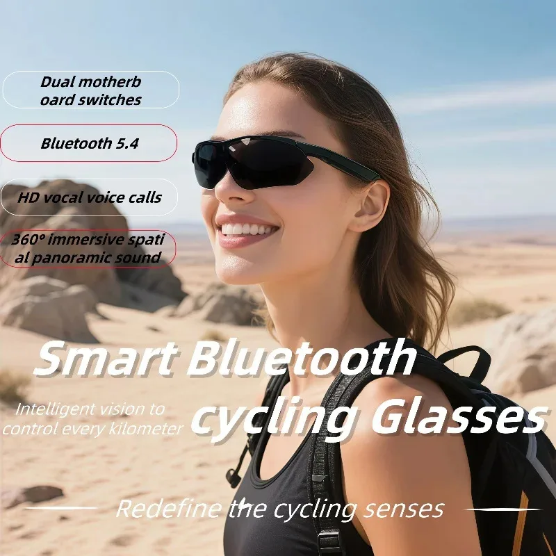 

Smart Glasses Recording AI Sports Spectacles Recognition Bluetooth Translation Voice Assistant Glasses