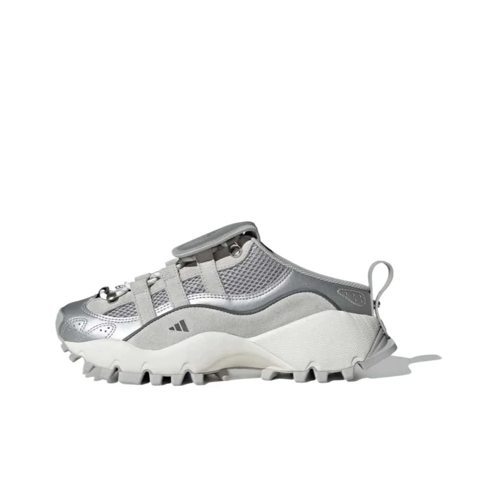 Adidas FOS SEEULATER MULE Low top Casual Shoes Women's Metallic Silver IH4643