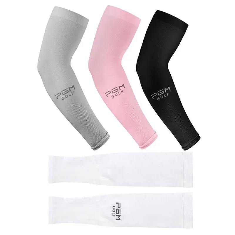 1Pair Men Women Golf T-Shirt Accessory Arm Sleeve Warmers Sunscreen Ice Cool Breathable Outdoor Cycling Sun UV Protection Unisex