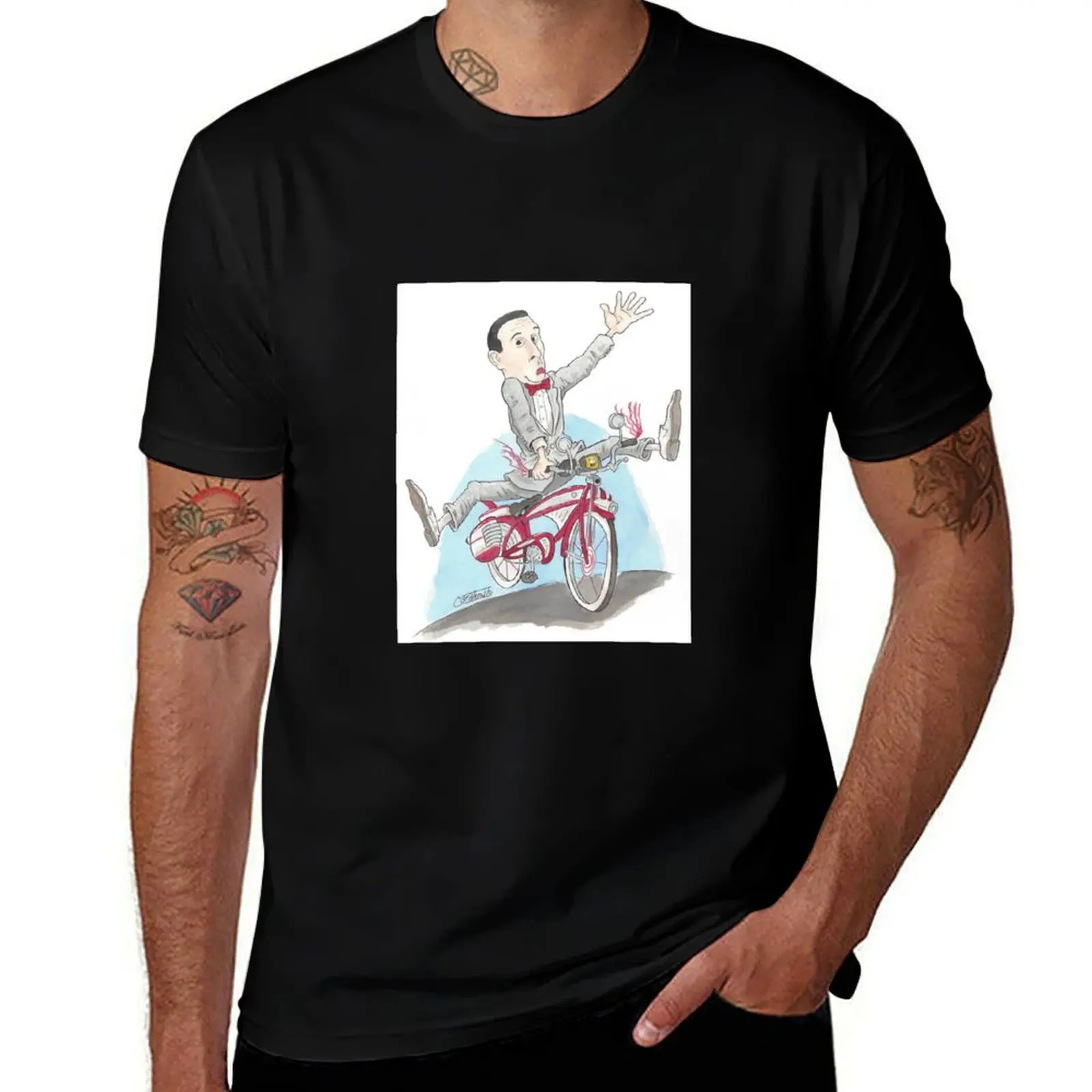 Pee Wee Herman T-Shirt Lightweight Casual Summer T-Shirt
