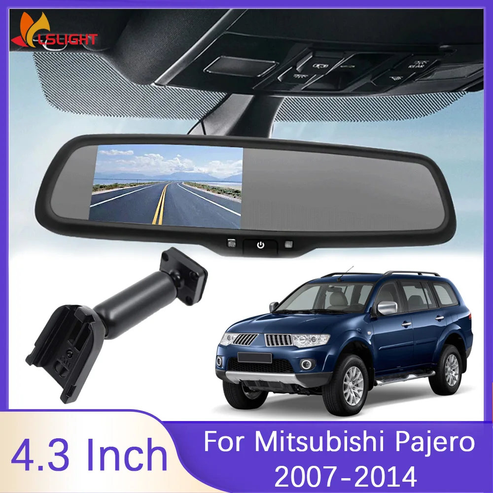 

Для Mitsubishi Pajero 2007-2014 4,3-дюймовый OEM автомобильный монитор зеркала заднего вида с оригинальным специальным кронштейном, автоаксессуары