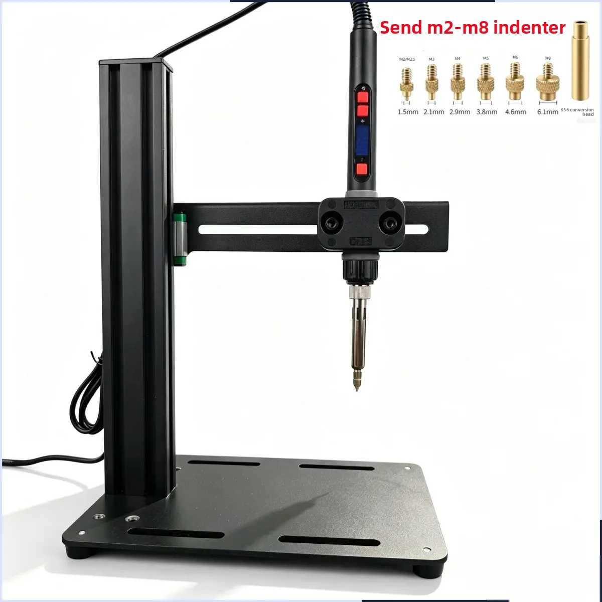 Electric Heat Insertion Tool for Brass Threaded Inserts DIY Plastic 3D Printed Parts Hot Melt Nut Installation Post Processing