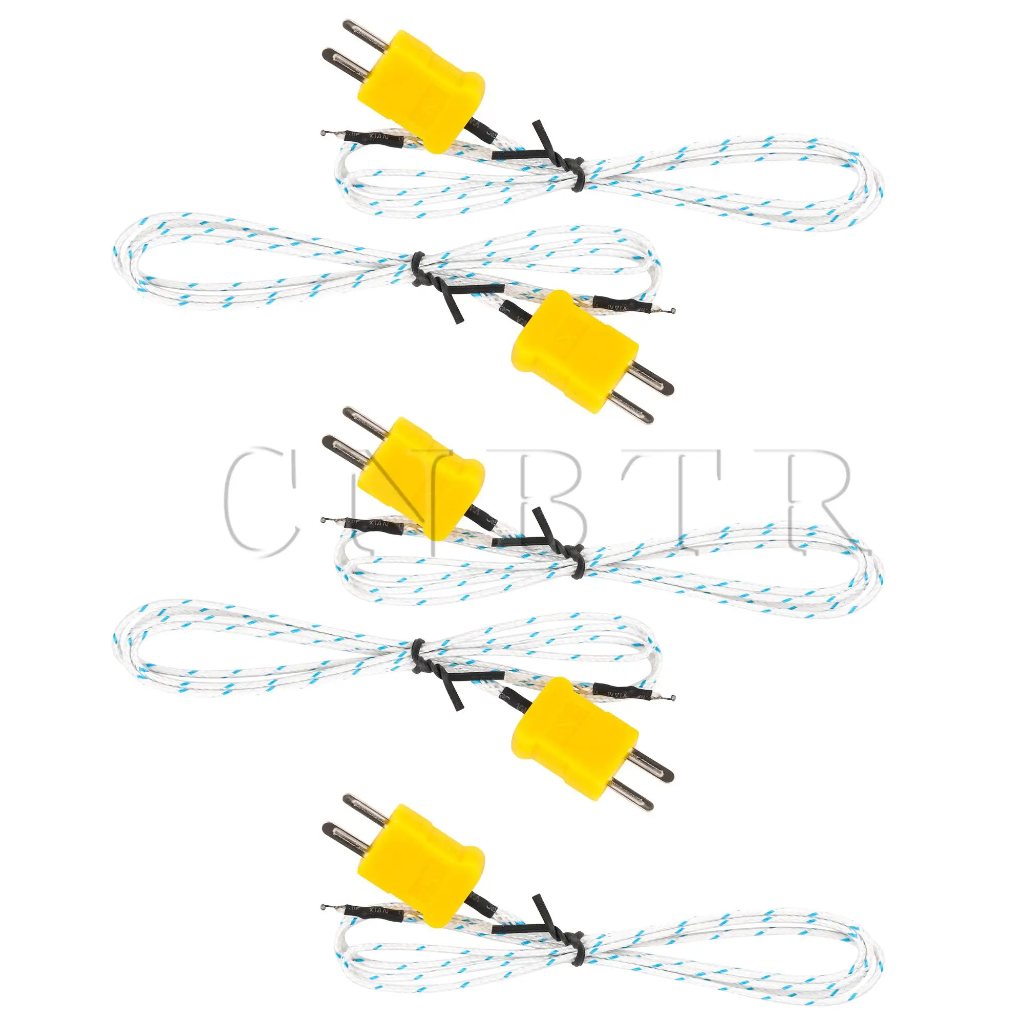 

CNBTR 5 PCS Thermocouple Temperature Sensors Cable Industrial Parts