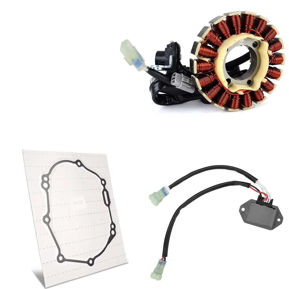 

Rectifier Regulator Stator Coil Gasket Kit for Yamaha YZ250 YZ250FX WR250 WR250F 2019 2018 2017 2016 2015 1SM1545100 2GB8196000