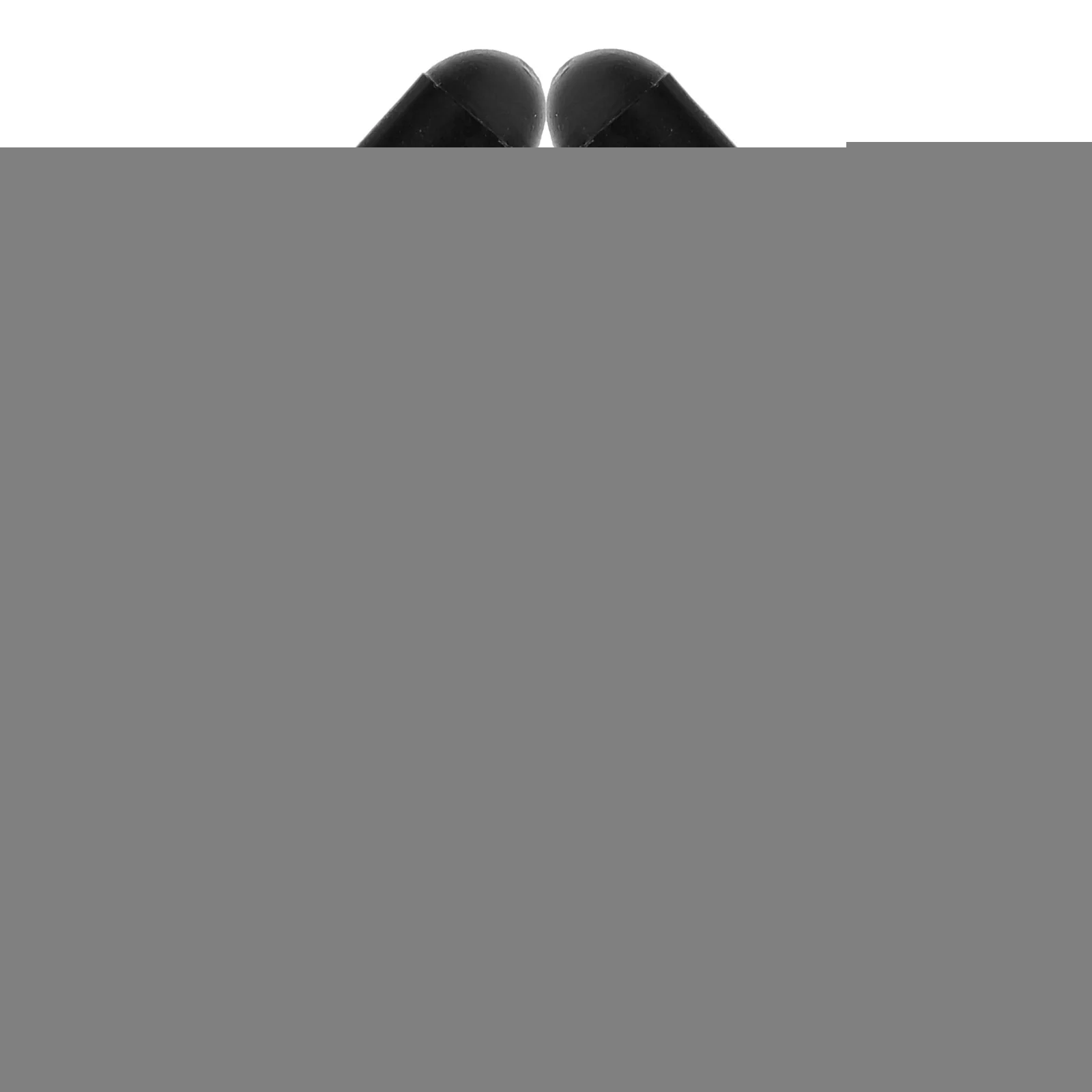 10 шт., бусины для зонта 3 2 мм, черные пластиковые костяные складные детали для зонта, запасные части, аксессуары, садовые принадлежности