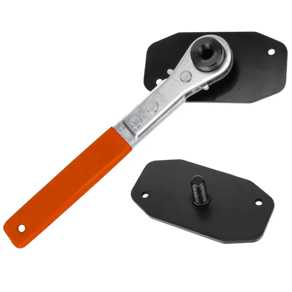 Strumento per pressa pinza freno per auto, chiave freno compressore può oscillazione a cricchetto da 360 gradi per riparazione e sostituzione dei freni auto