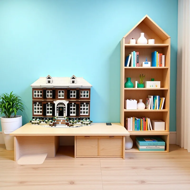 

MOC вид на улицу, строительные блоки, кирпичи, детские рождественские игрушки для мальчиков, подарки для детей, 3955 шт., модель дома, совместимые украшения bui