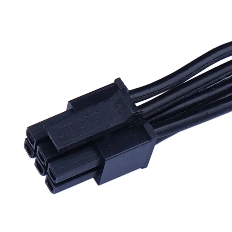 

45CM Cable, 1Pc, 6 Pin Turn 2 SATA Power Supply for Main Board Interface, Small 6Pin To Two SATA SSD Power Supply Cable