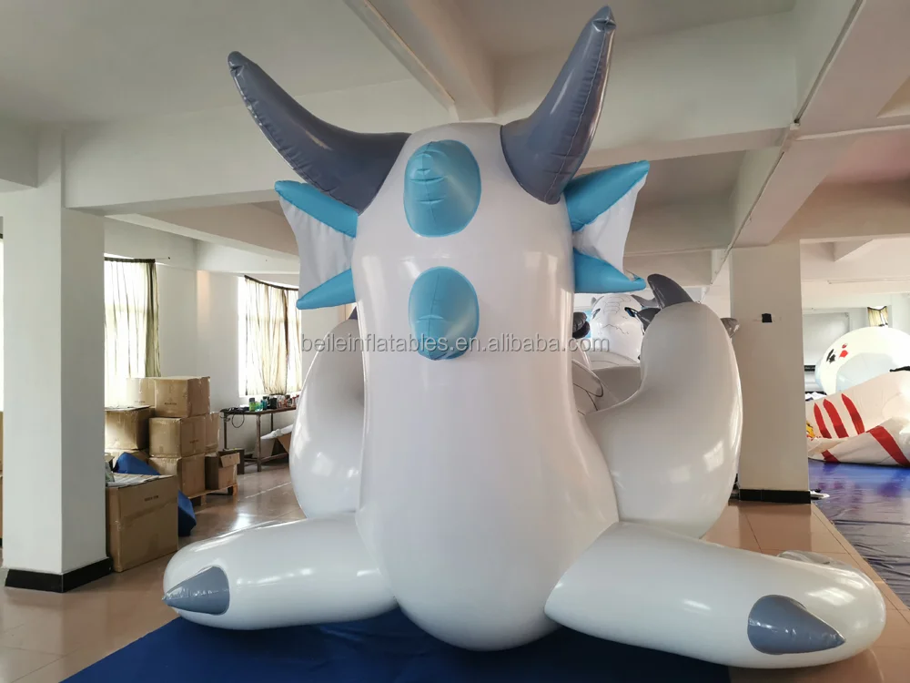 BeiLe Customized Quality New Inflatable White Dragon for Sales