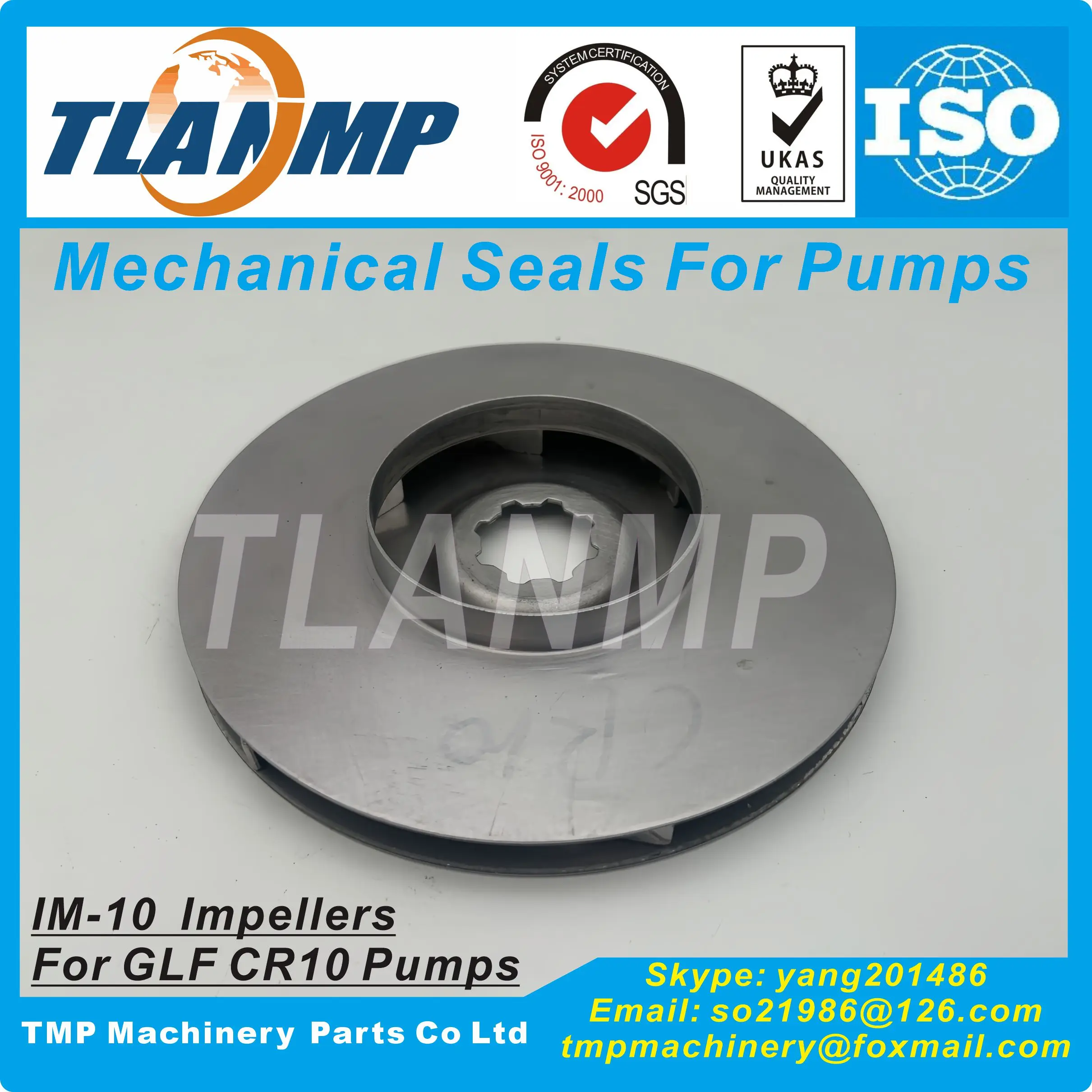 IM-3 , IM-5 , IM-8, IM-10 Impellers for GLF CR1/3/5/8/10/15/20/90 Pumps (PN:98394415/98394422/98394441)