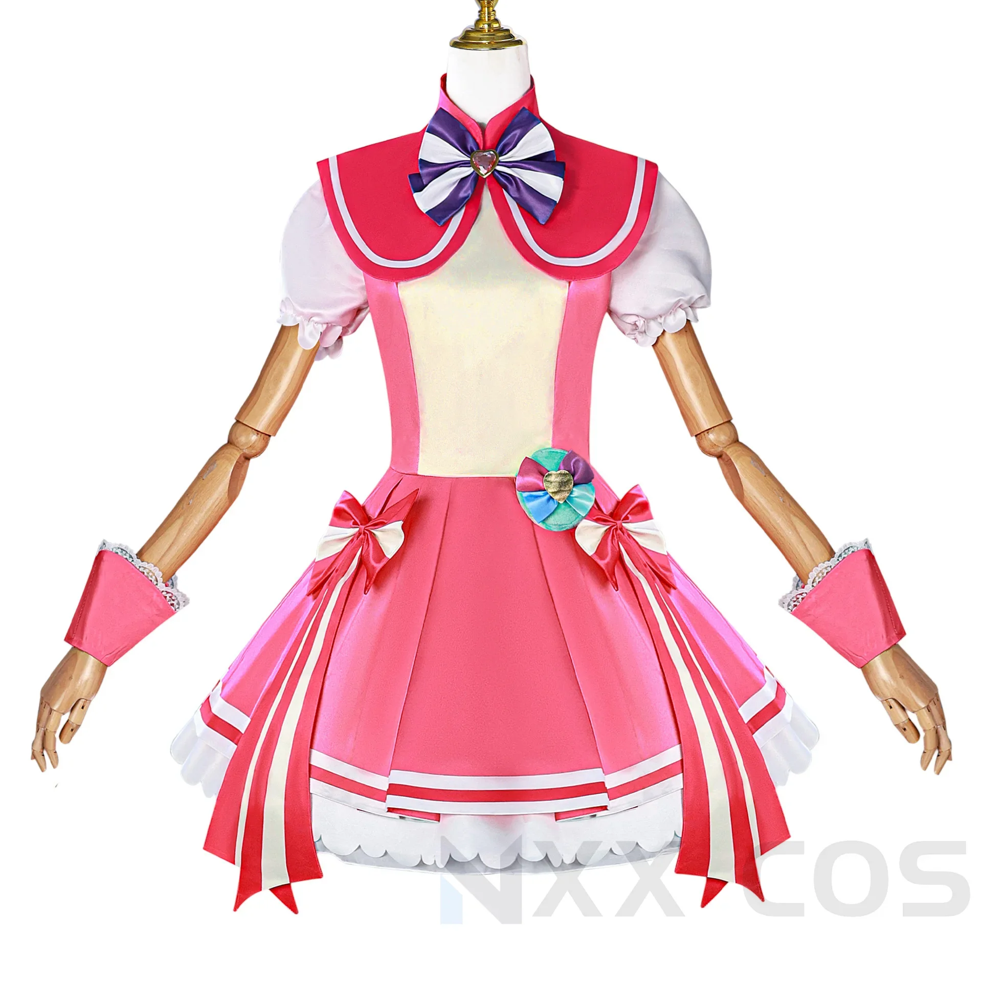 Pretty Cure Cure Wonderful Косплей Костюм Ролевая Игра Comic Con Платье Хэллоуин Парики Анимационный Опора