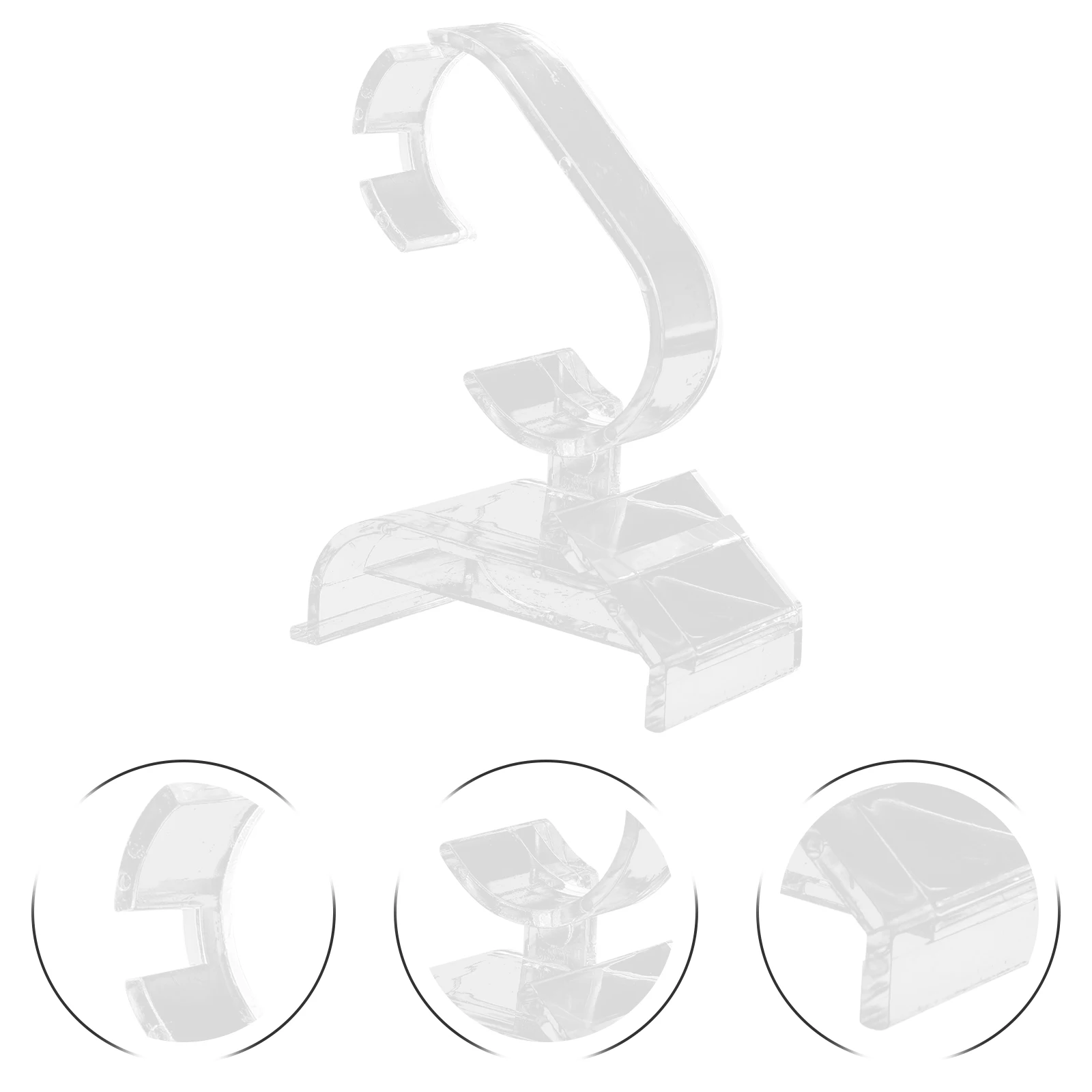 

10 Pcs Watch Display St Plastic Clear Holders Rotating Monitor Bracelet Holder Durable Lightweight Anti Scratch Dirt Proof