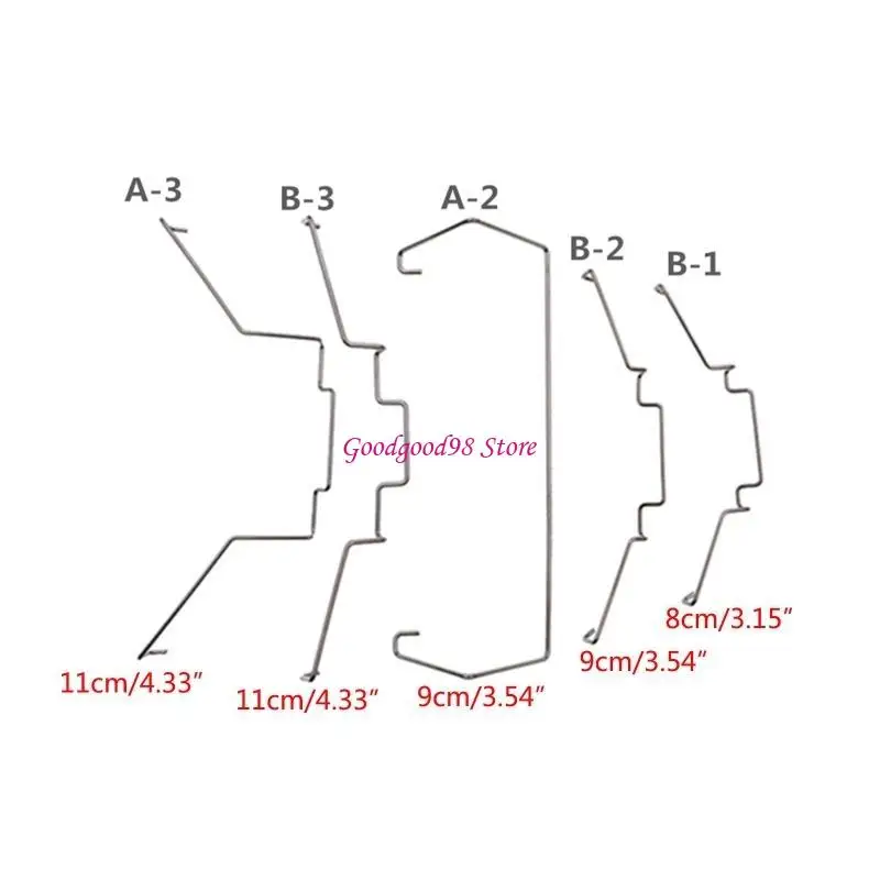 2 szt. Rozprasza klips cieplny Komputer CPU CPU CLIPS CLIPS STELIM STAL DRUTE PUDECENT Wspornik W8EC