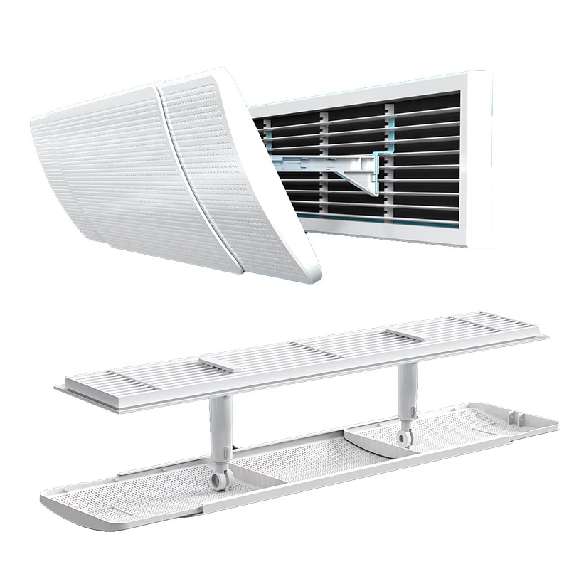 Central Air Conditioning Windshield Anti Direct Blowing Air Outlet Grid Baffle Embedd Duct Air Conditioner Wind Plate Universal